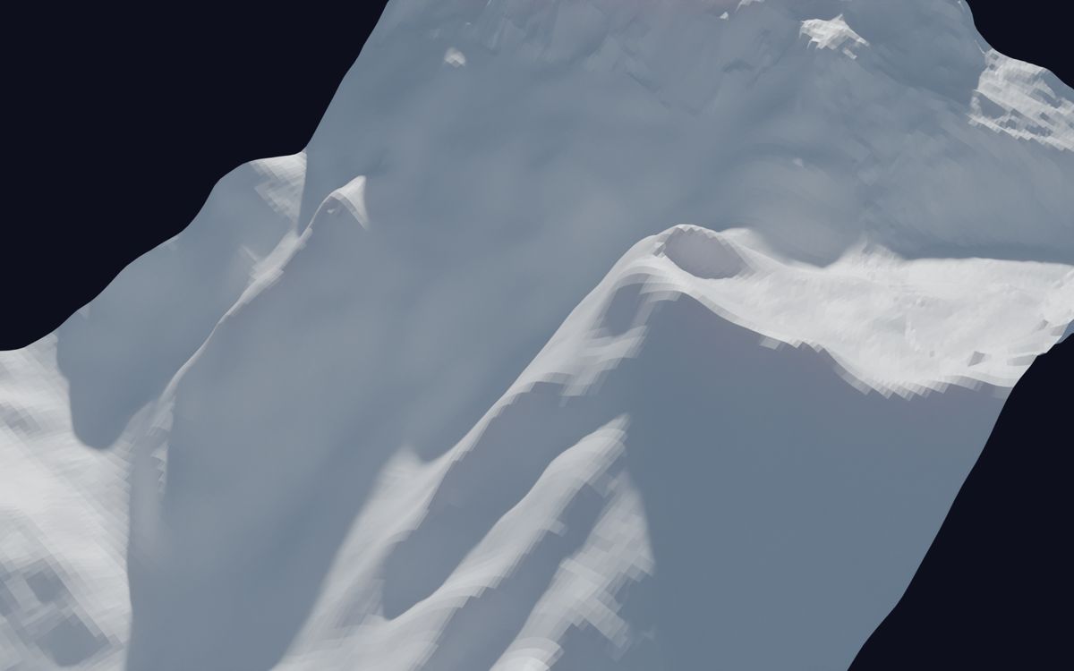 Il rilievo di Val Senales / Schnalstal (ghiacciaio)
